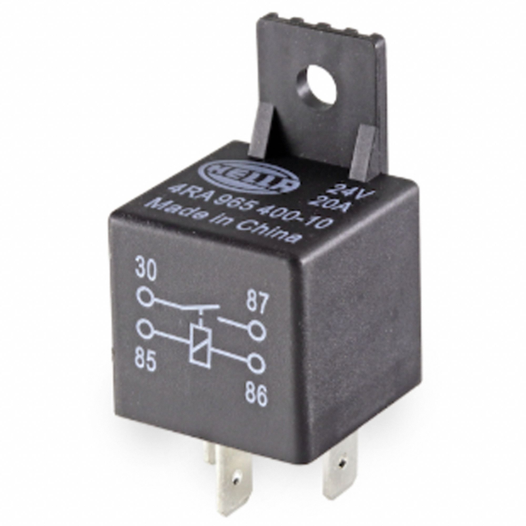 MINI ISO RELAY, SINGLE POLE, SINGLE THROW, 4 POLE, 24 V