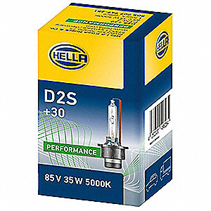 D2S XENON BULB, 85 V/35 W, P32D-2, CLEAR/5000K, GLASS