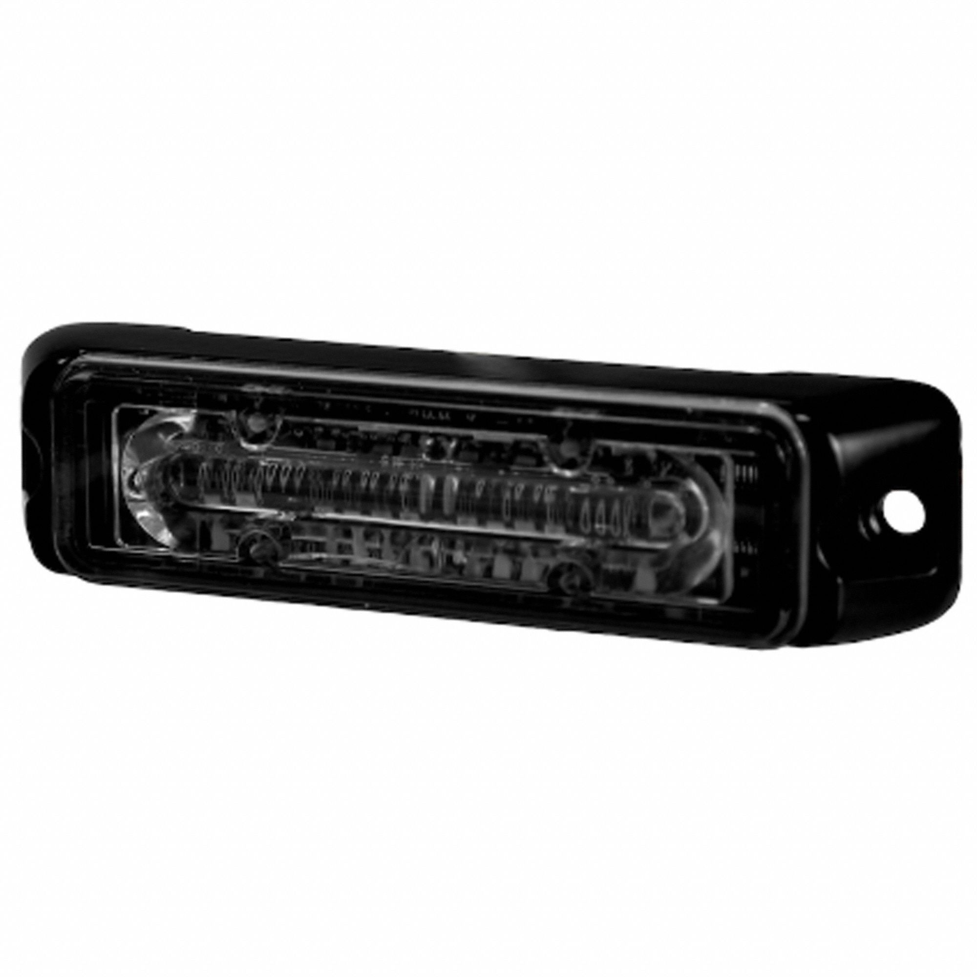 PERIMETER LIGHT, 33 PATTERNS, LED, BLUE/RED/WHITE, 1-7/64 X 3-13/32 X 39-64 IN, ALUMINUM/PLASTIC