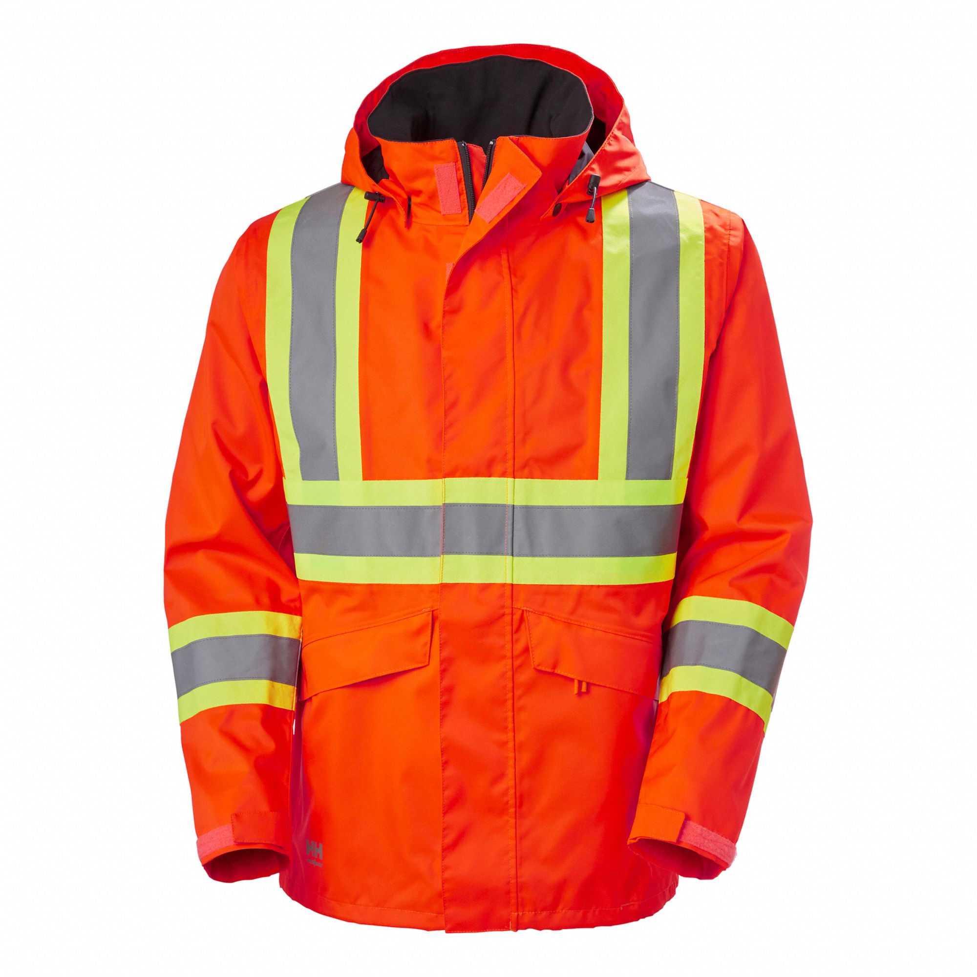 SHELL JACKET,ORANGE,6 FT 2 IN,XL