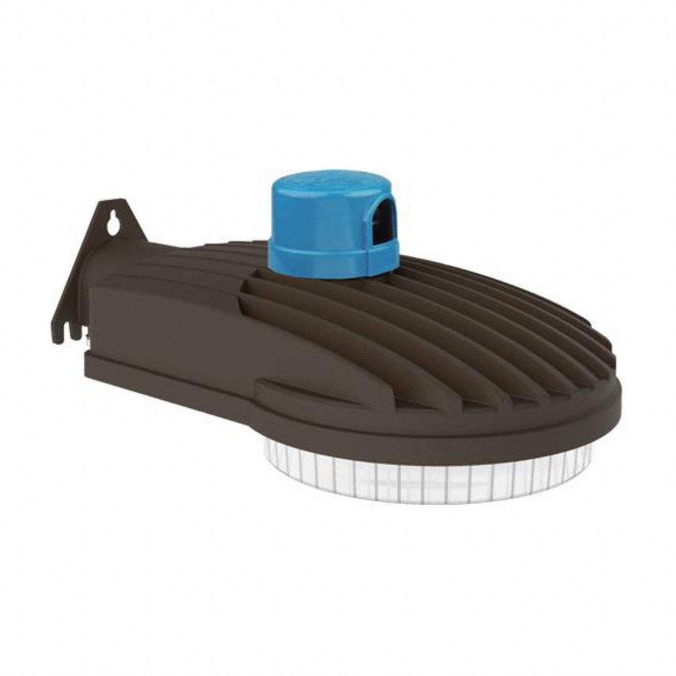 Fixed Beam Security Light: LED, 5, 696 lm_8, 274 lm, 4000K, 50 W, 120 to 277V AC, Photocell Included