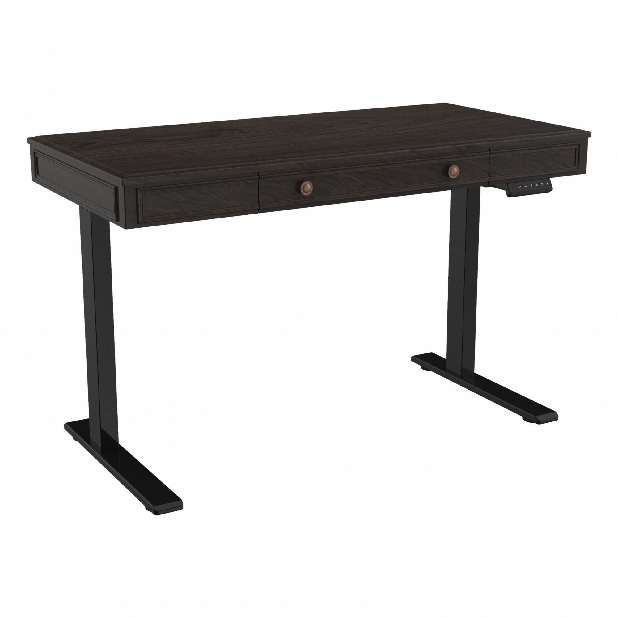 DESK,ADJUSTABLE,METAL,BLACK,250 LBS CAP