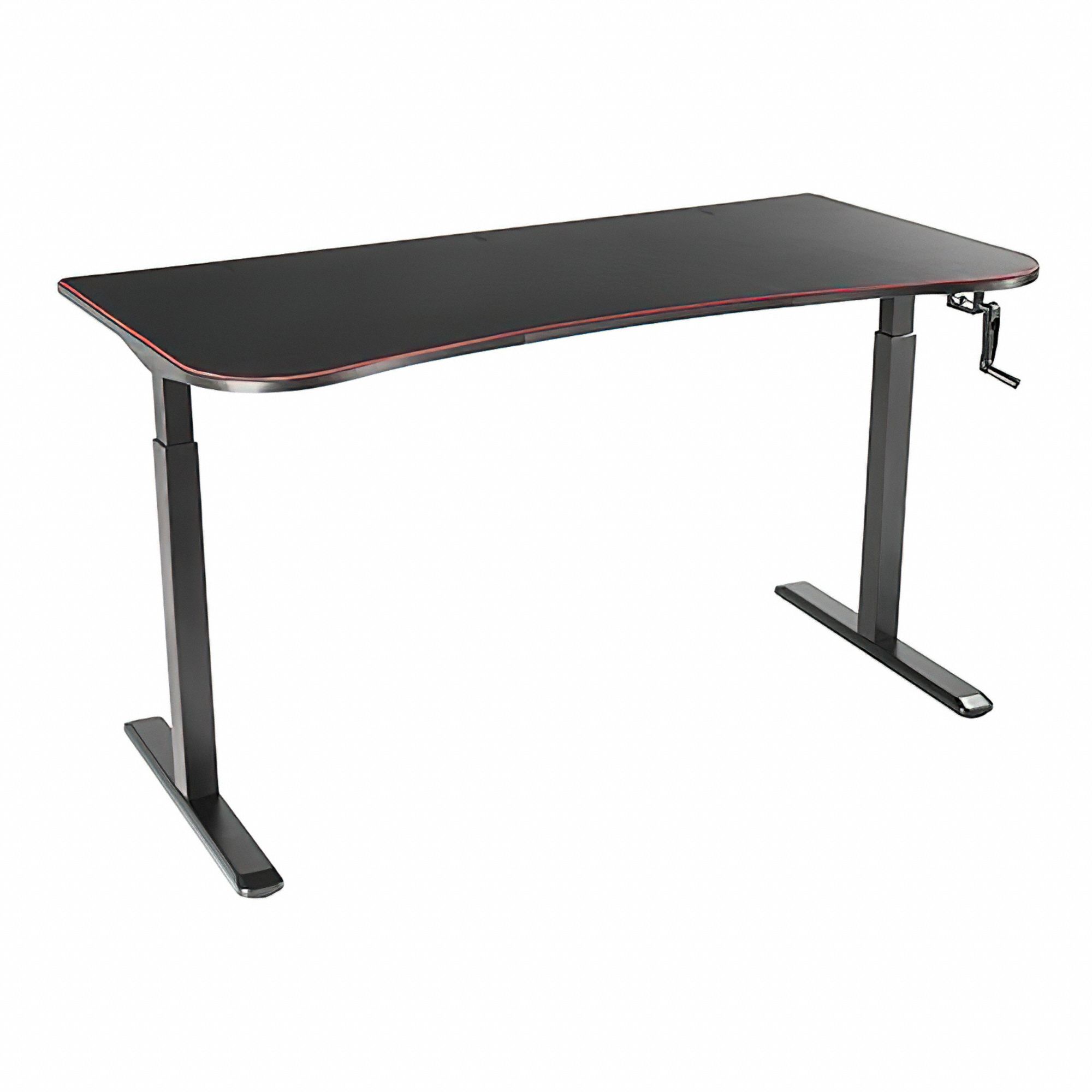 DESK,ADJUSTABLE,METAL,BLACK,250 LBS CAP