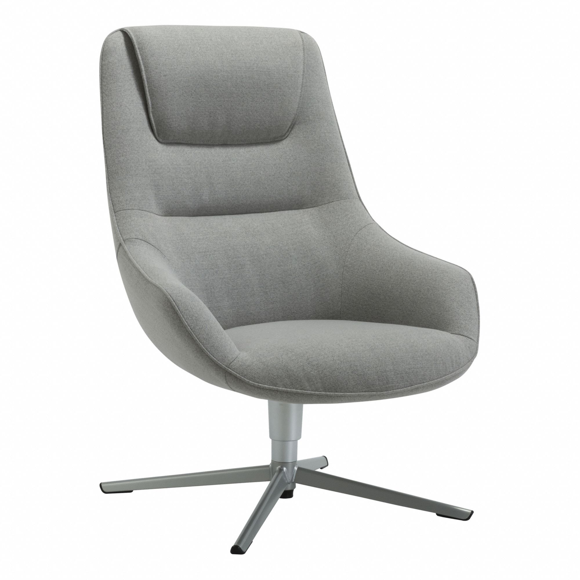 CHAIR,FIXED,GRAY,METAL,250 LBS CAP