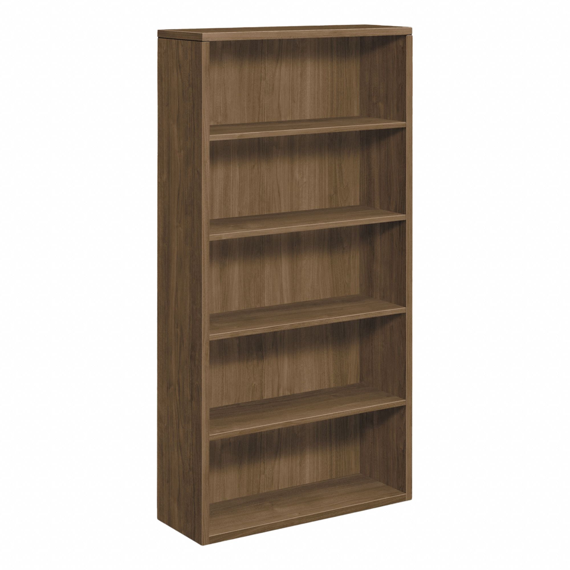 Bookcases: Driftwood, 36 in Overall Wd, 13 1/8 in Overall Dp, BIFMA