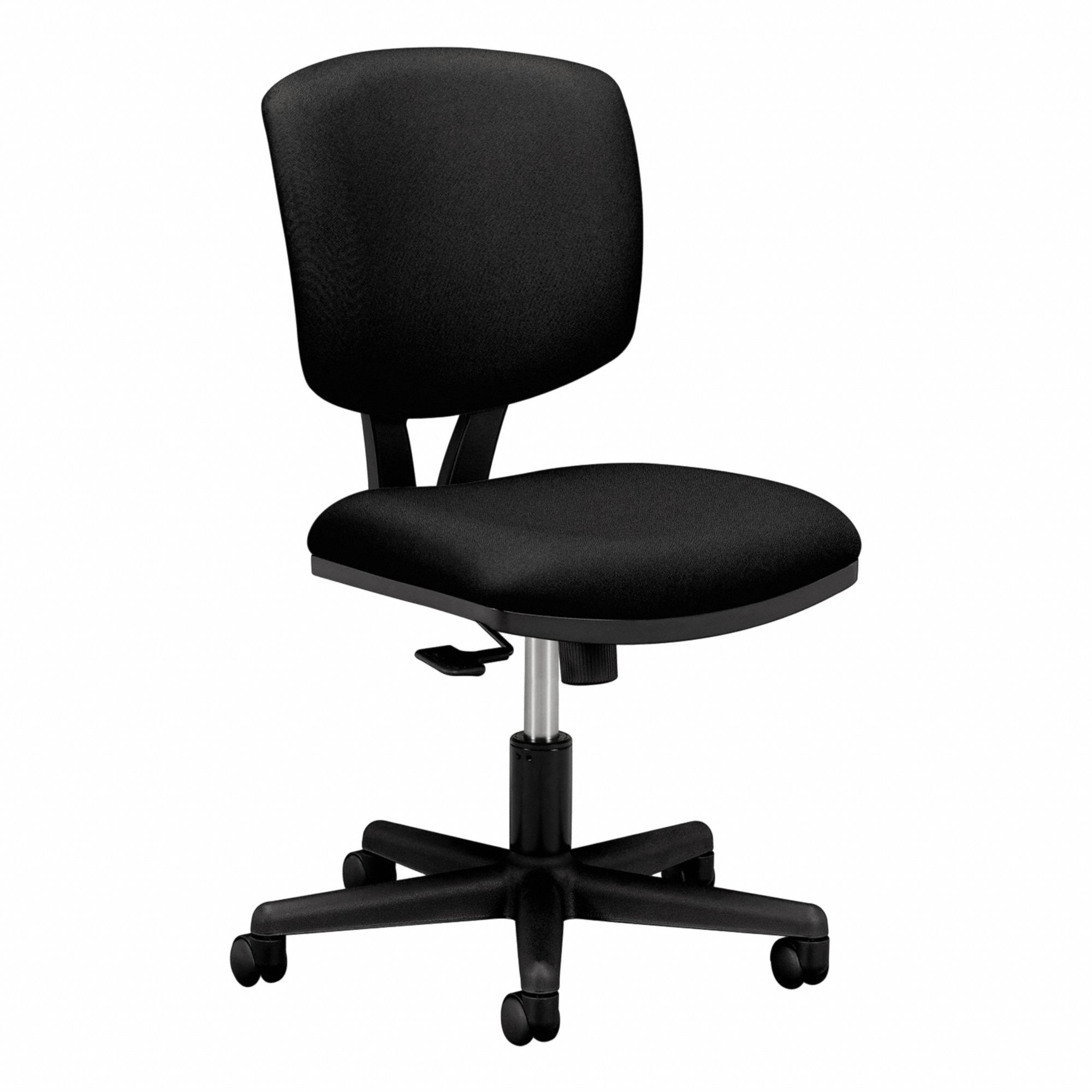 Office Chair: Volt, Black, Fabric Material, 18 3/4 in Back Ht, 18 1/2 in Seat Wd, Tilting Back