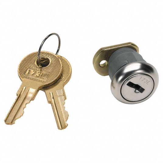 HON, Silver, 1 1/4 in Overall Ht, Vertical File Lock Kit