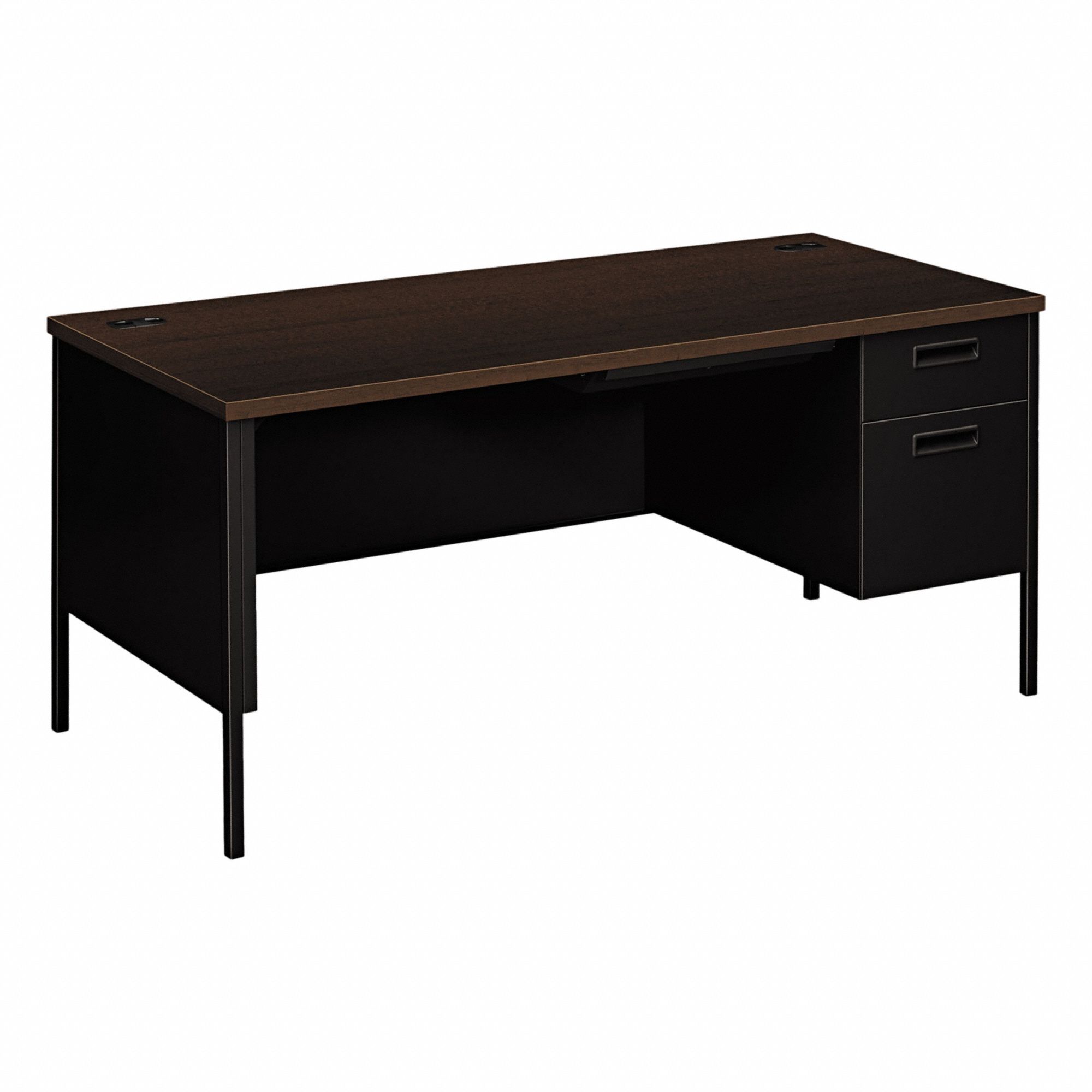 Single Pedestal Desk: