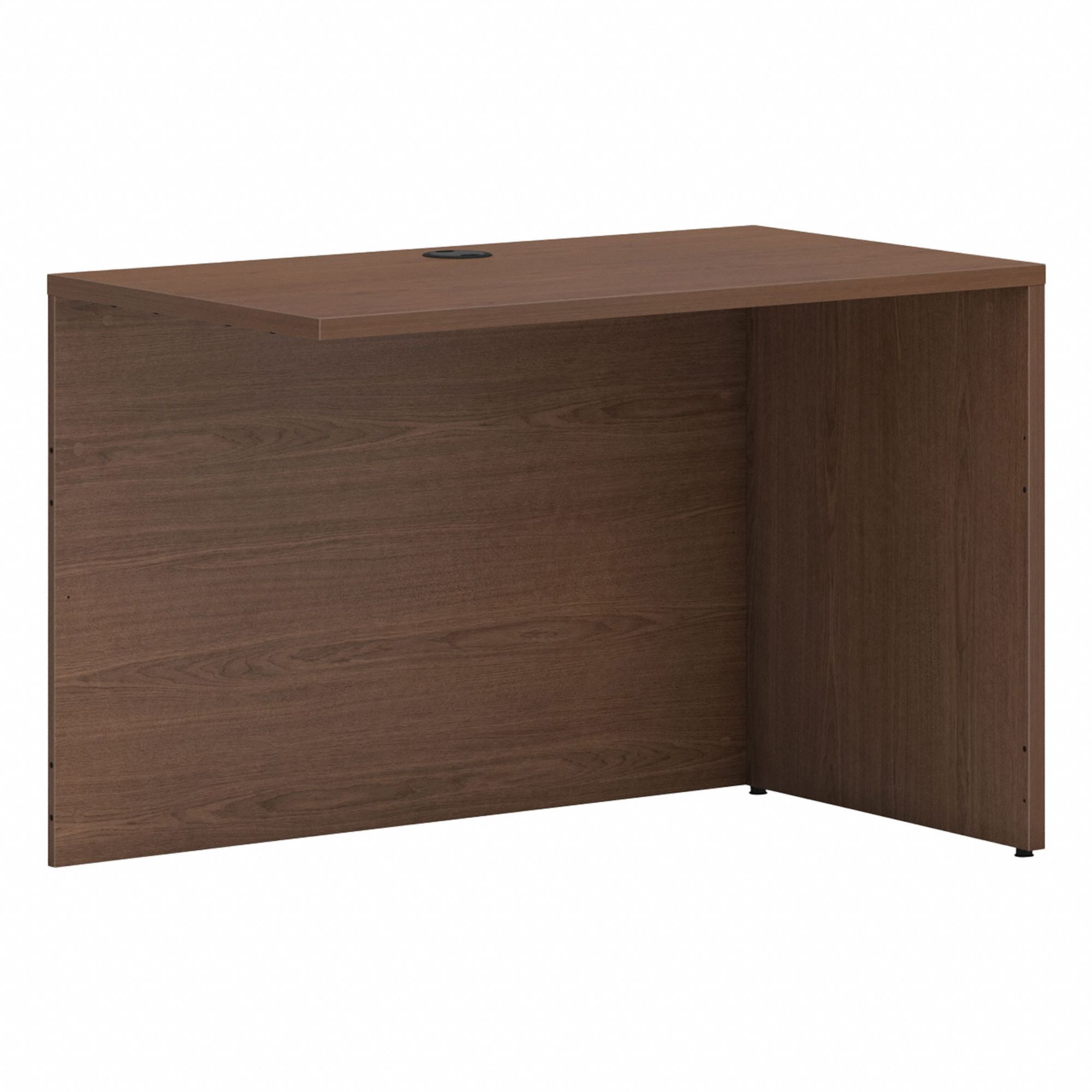 Return Shell: Laminate, Sepia Walnut, 42 in Overall Wd, 29 in Overall Ht, 24 in Overall Dp
