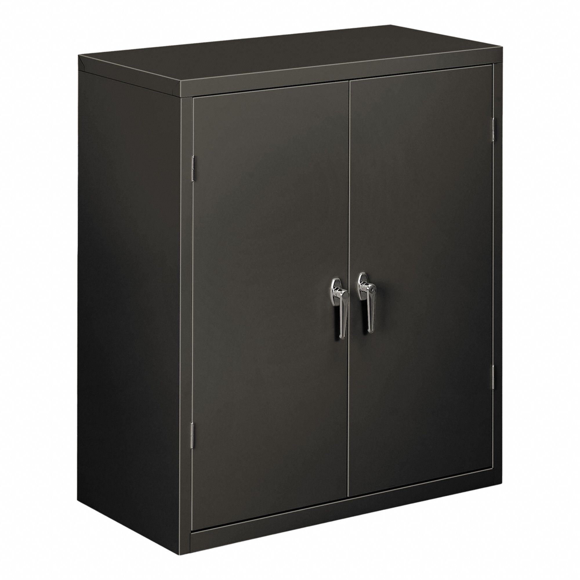 Storage Cabinet: Black, Steel, 41 3/4 in Overall Ht, 36 in Overall Wd, 18 1/8 in Overall Dp