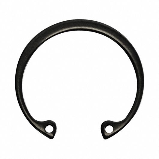 Housing Ring: Inch, Housing Ring, Std, 0.187 in Thick, Spring Steel, Ungraded, Black Phosphate