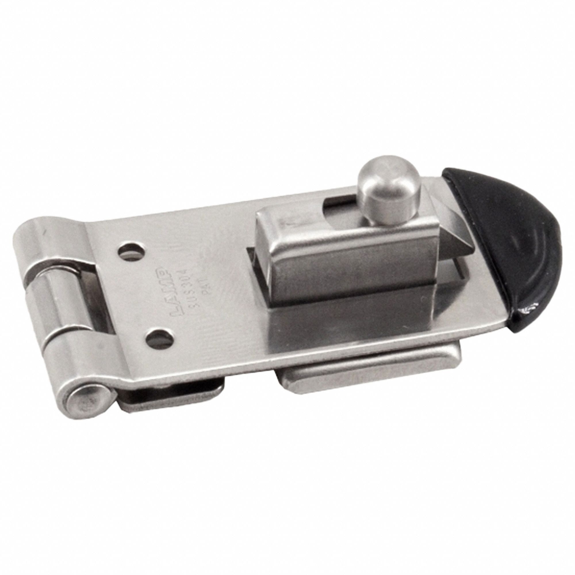 Hasp: Stainless Steel, 7/8 in Ht, 5/8 in Lg, 2 in Wd