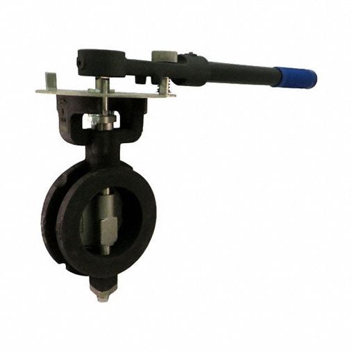 Butterfly Valve: For Water Media, 3 in Pipe Size, Wafer, 285 psi Max. Pressure (CWP)