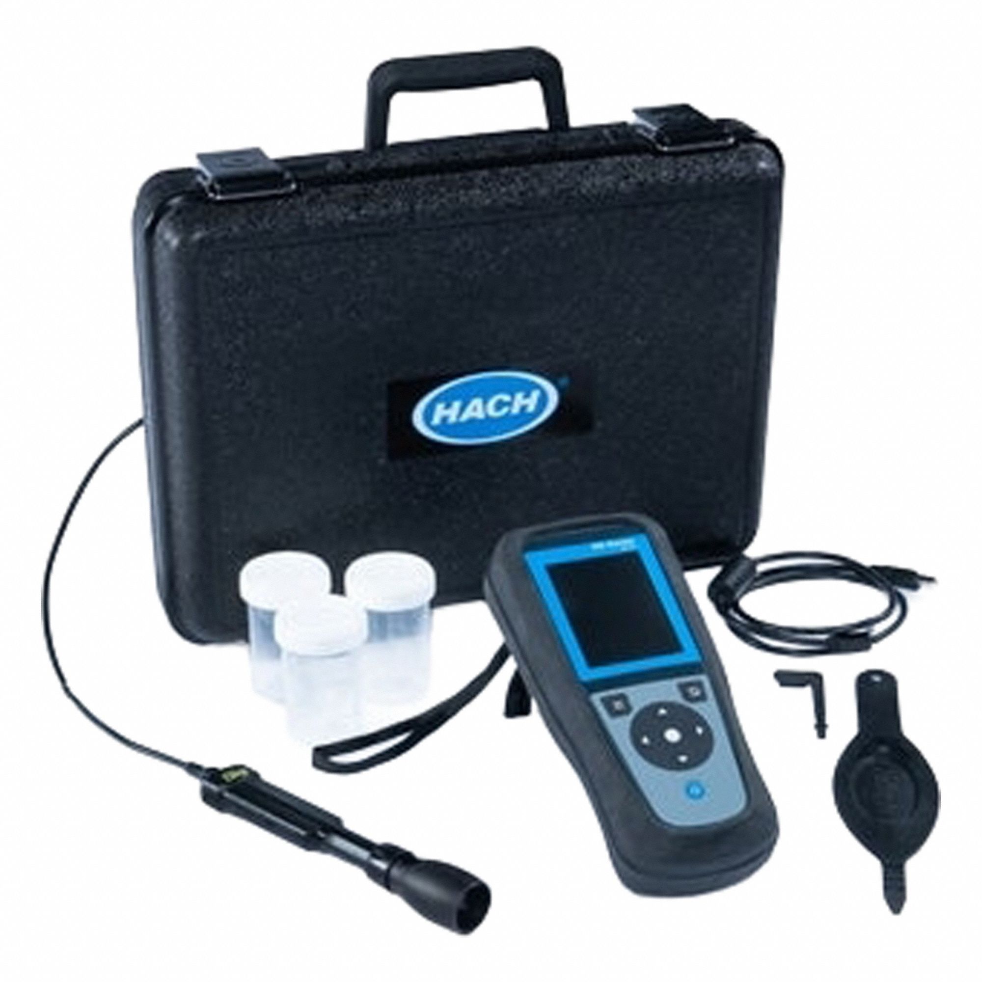 Dissolved Oxygen Meter: Dissolved Oxygen, 200% DO Concentration - Max, 0.1, 0°C – 60°C, Digital
