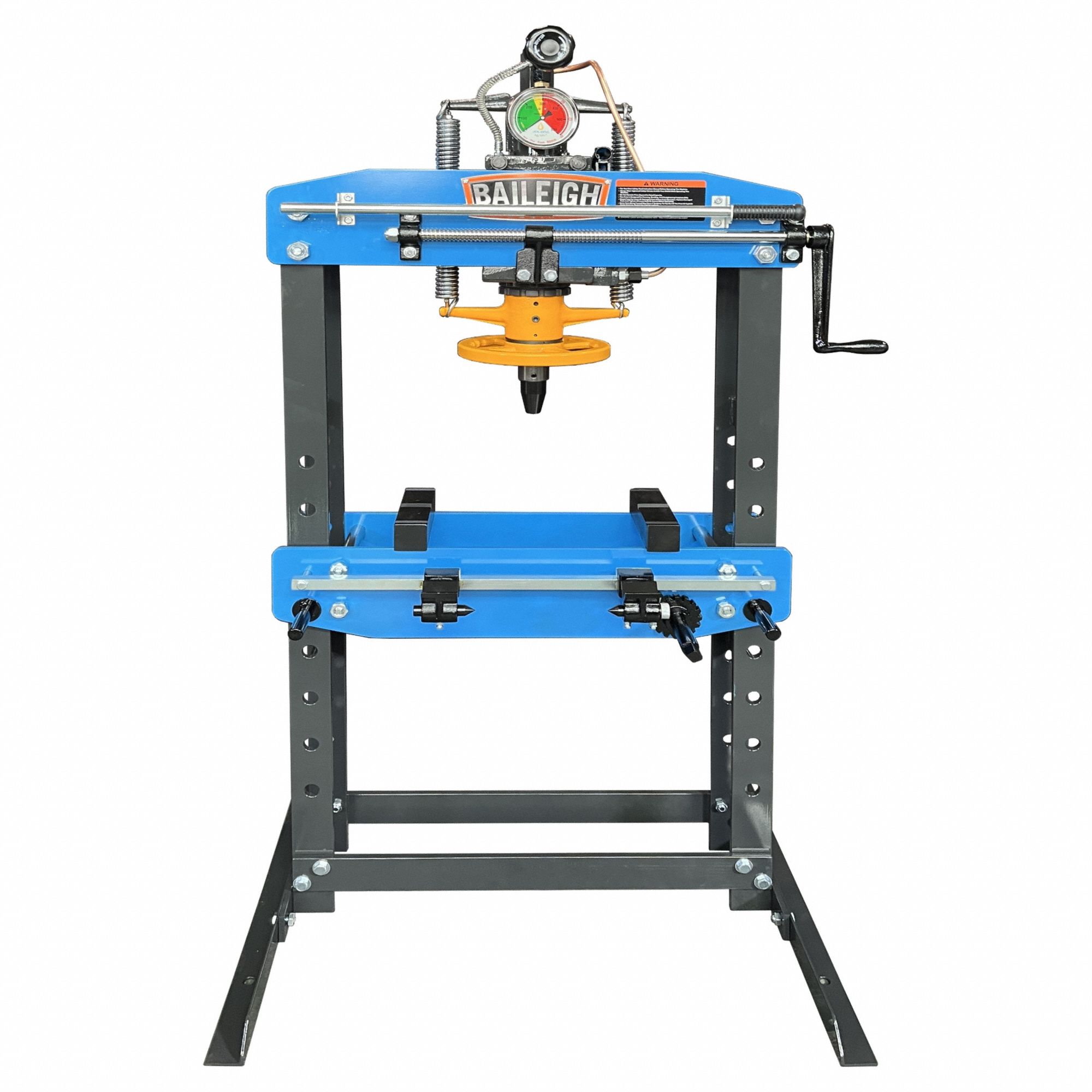 Hydraulic Press 15 Ton Manual Black/Blue