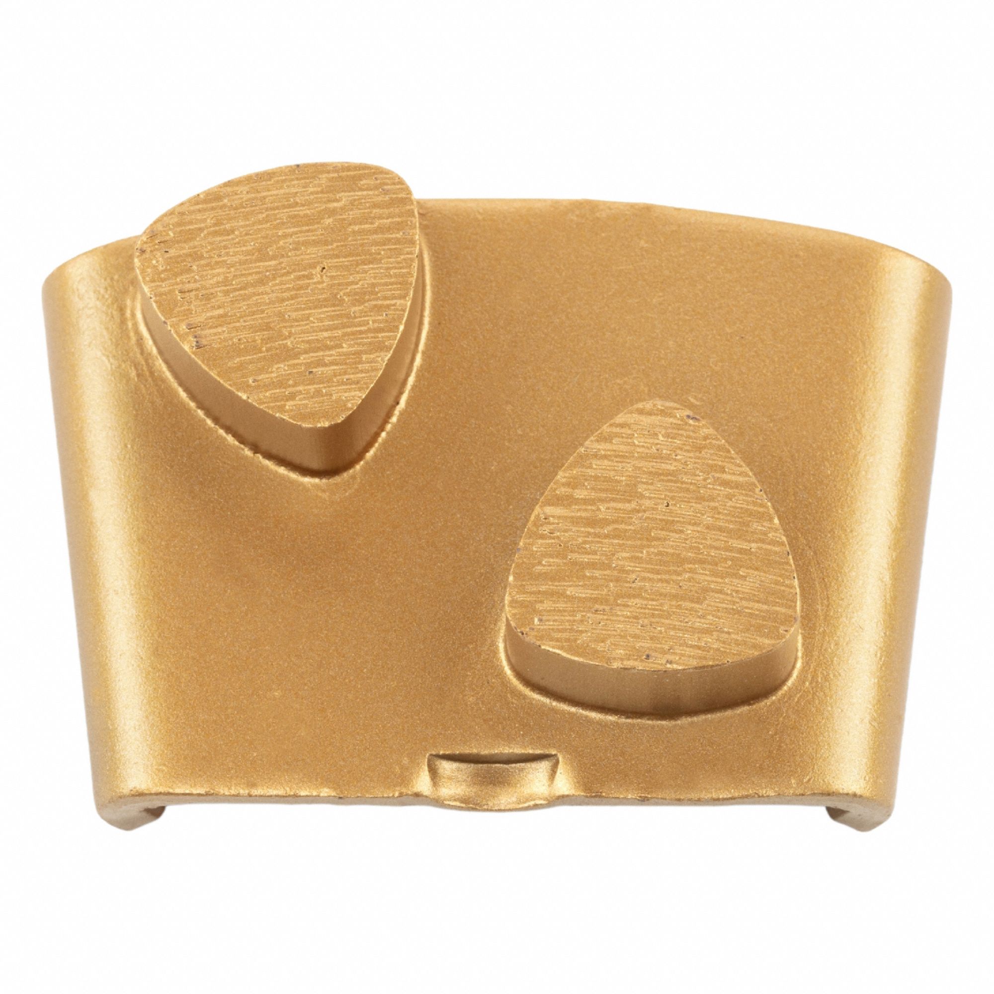 Grinding Segment: Hard, 25 Grit, Gold, 2 Segments, Clockwise/Counterclockwise, 3 PK