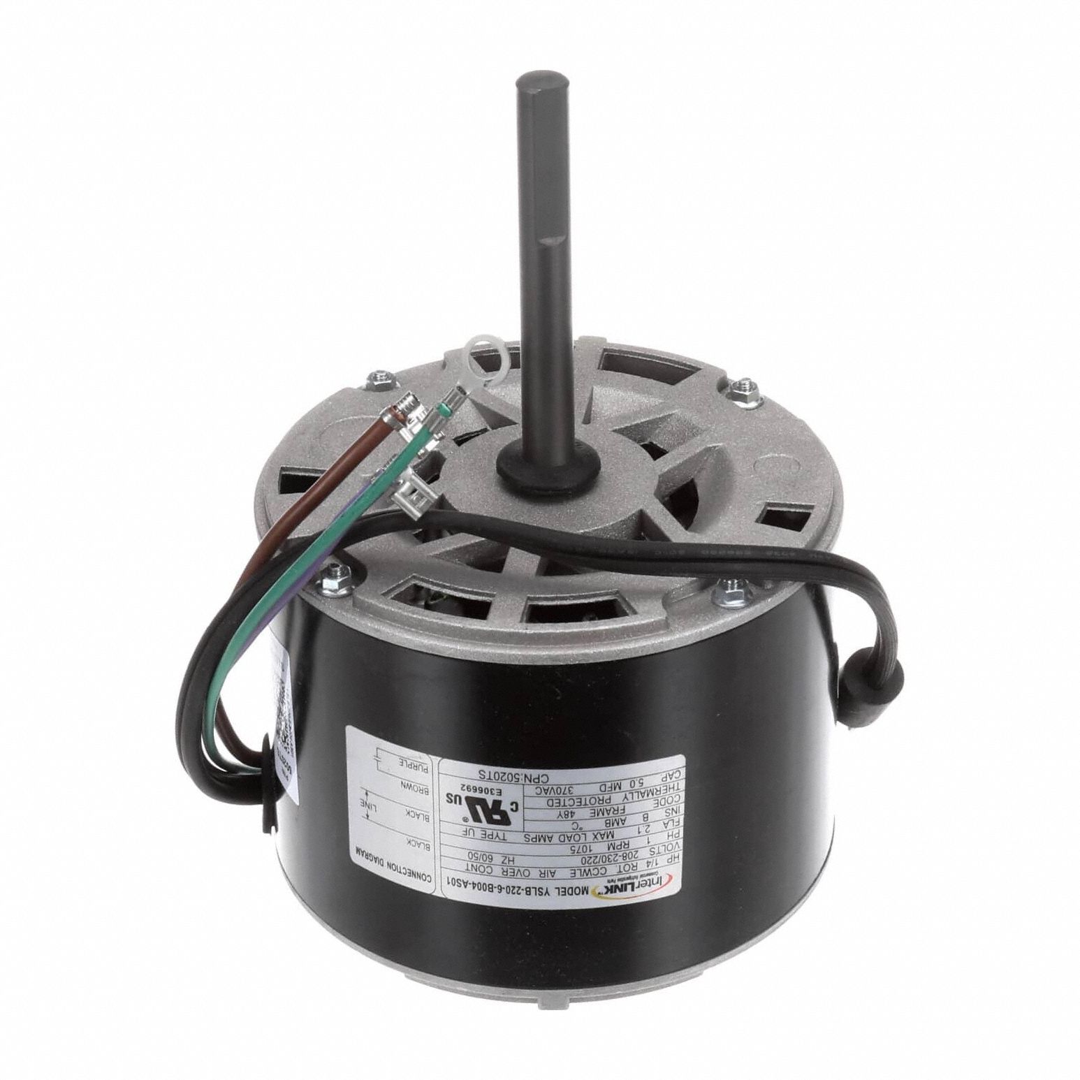 HVAC Motor Single 1/4 hp