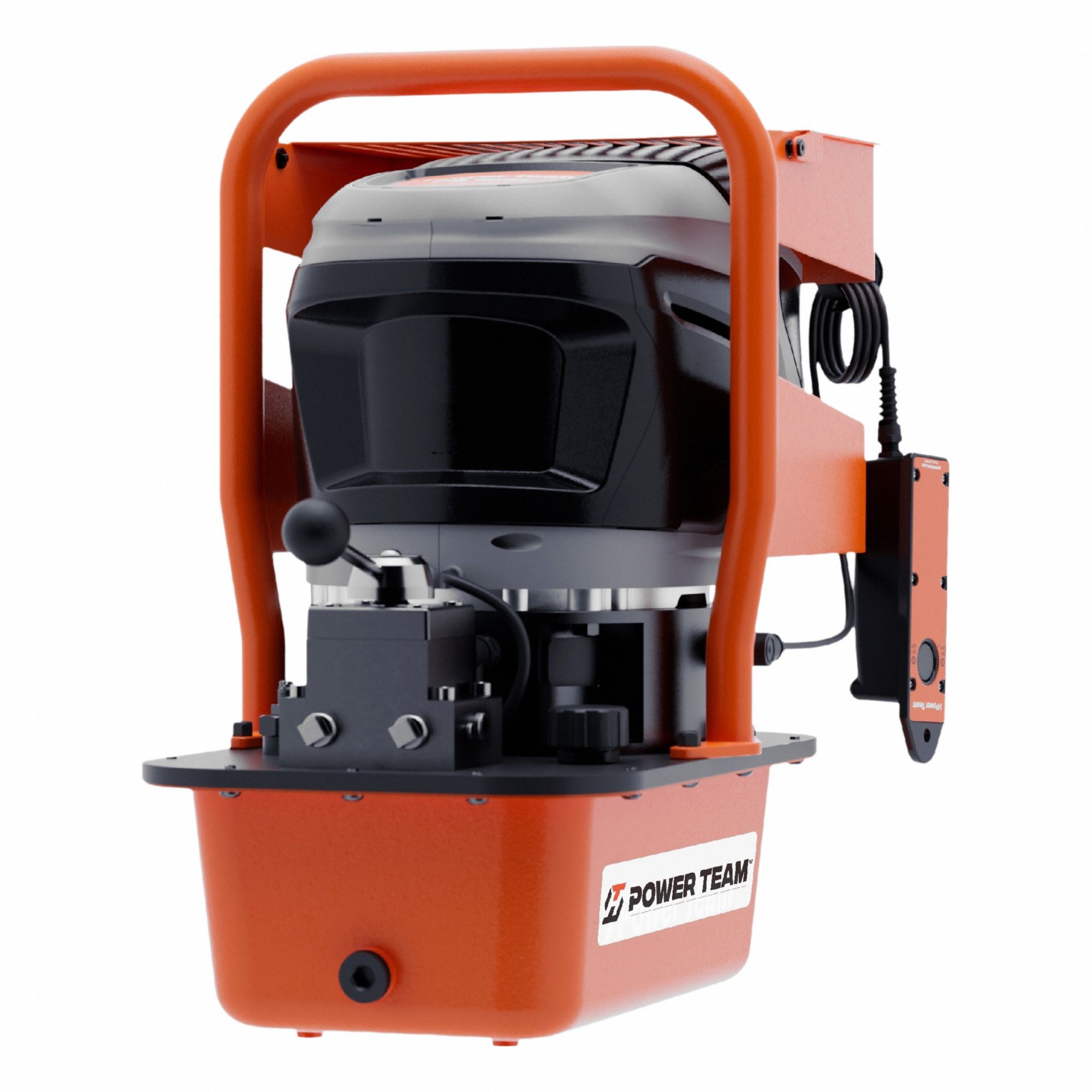 POWER TEAM Electric Hydraulic Pump Units: 10,000 psi Max. Op Pressure, 450 cu in/min Max. Flow Rate (MPN PB43MI1P-1). Key specifications — attr941810: PB43MI1P-1; attr941817: 3-Way; attr941814: Hold.