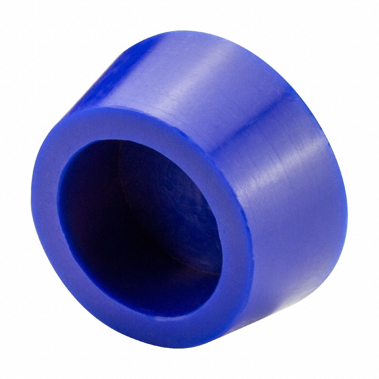 Tapered Plugs: Silicone, For 2.437 in to 2.953 in Hole, Purple, 2.953 in Plug Dia at Top, 10 PK