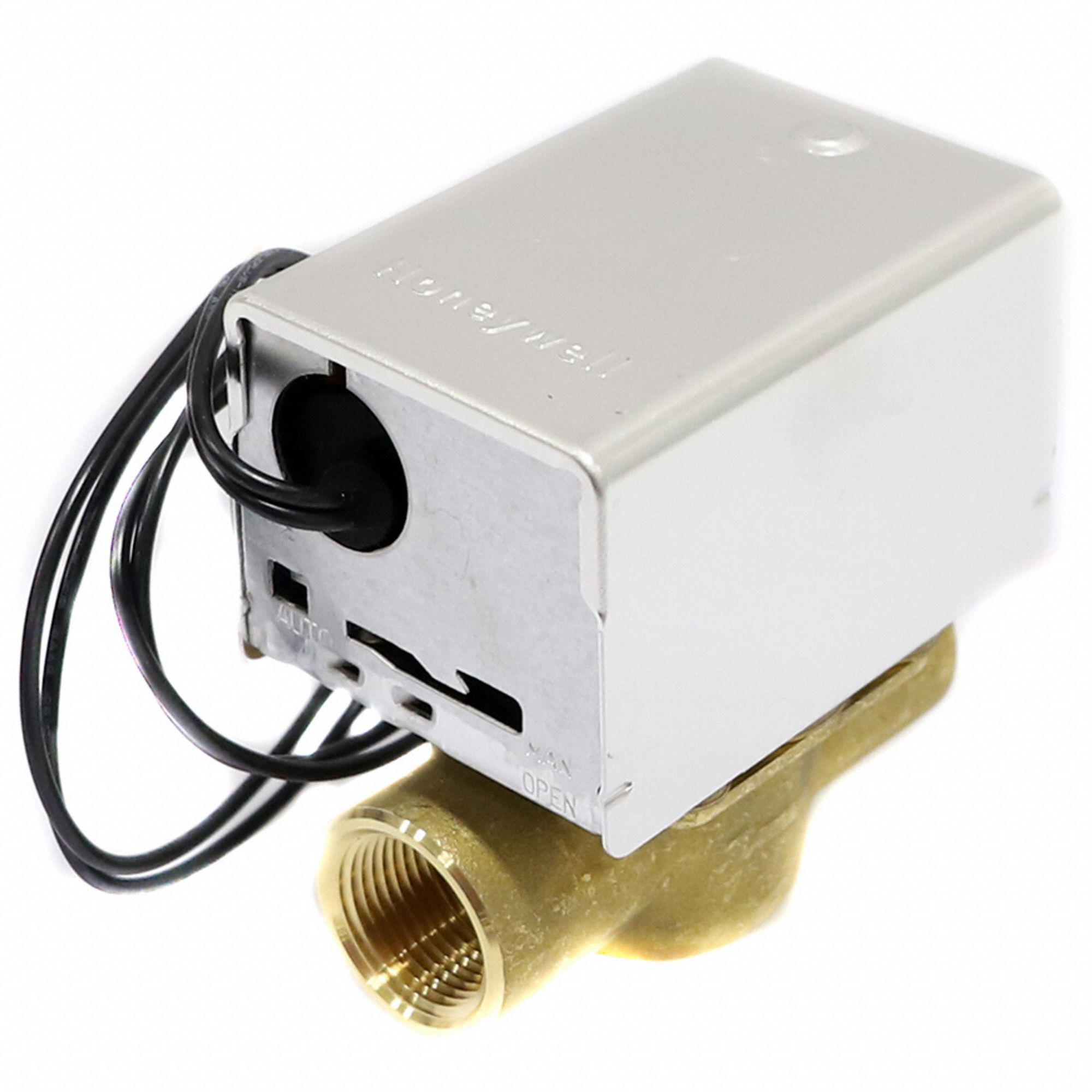 Motorized Zone Valve: 3.5 Cv Flow Rate, 2-Way, 3/4 in Female NPT, Spring Return, NO, On/Off Signal