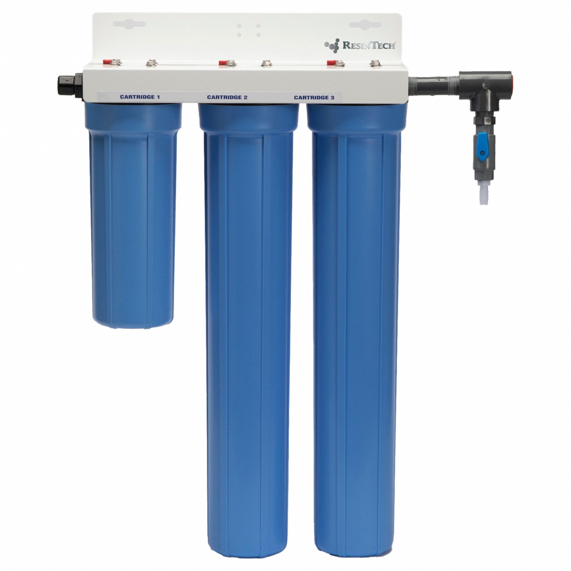 RESINTECH, Type II Water, 1.9 lpm Flow Rate, Deionizer - 44C703