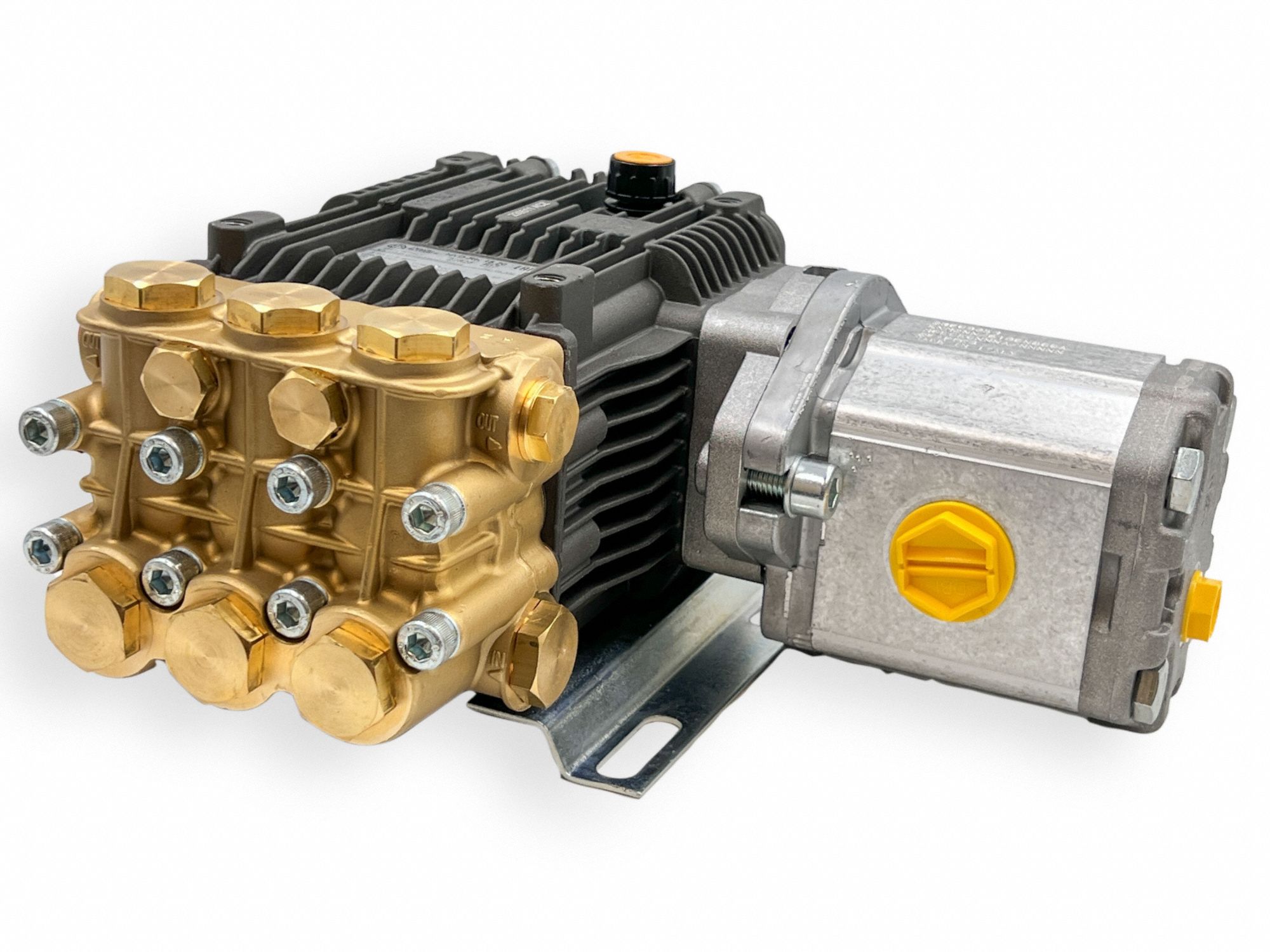 A.R. NORTH AMERICA Pump: Hydraulic, 4 gpm Max. Flow Rate, 1, 450 RPM Max. Motor Speed, 1/2 in, 3/8 in