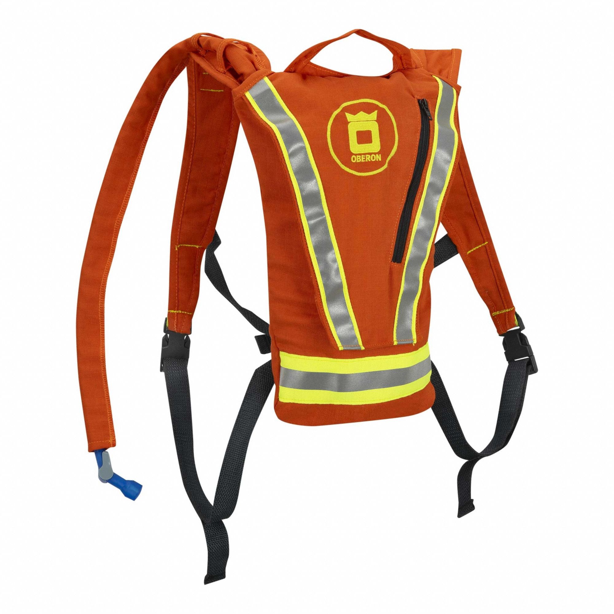 Hydration Pack: High-Visibility Orange, 2 L Fluid Capacity, 12 in Overall Lg, 6 in Overall Wd