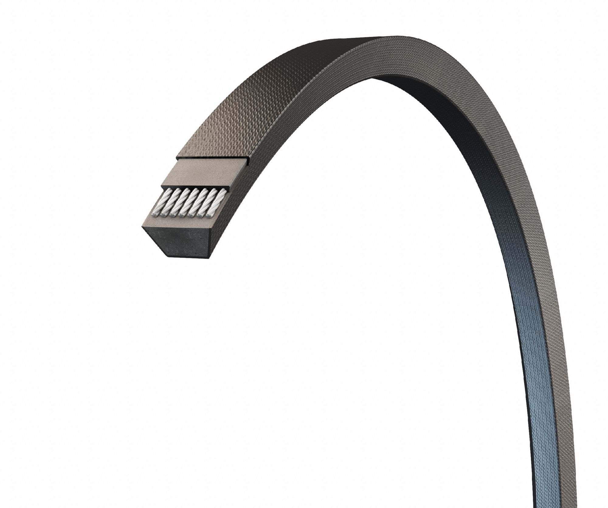 Wedge V-Belt: C91, 95 in Outside Lg, 7/8 in Top Wd, 17/32 in Thick, Polyester