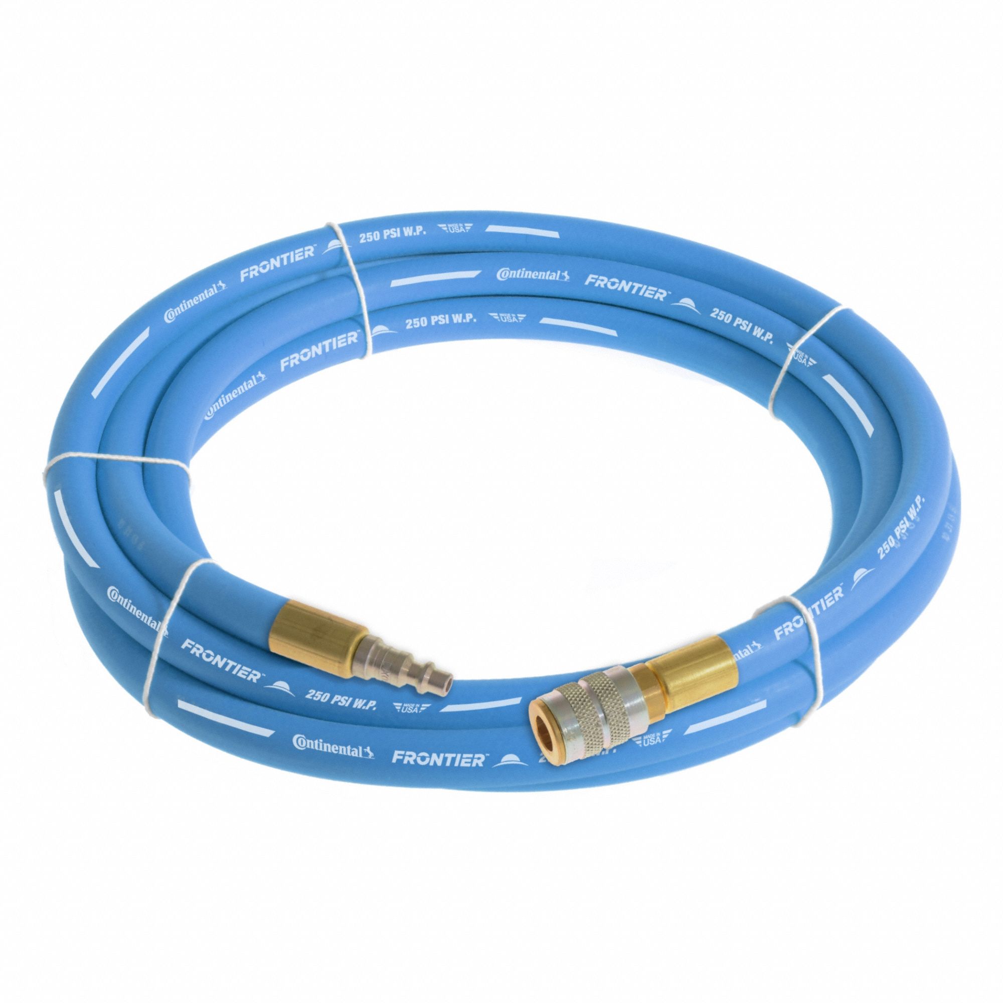 Air Hose Assembly: 1/2 in Hose Inside Dia., Blue, 7/8 in Hose Outside Dia.