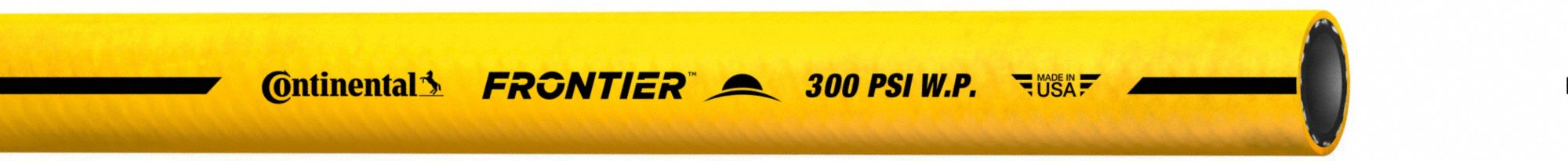 Air Hose Assembly: 1/2 in Hose Inside Dia., Yellow, 7/8 in Hose Outside Dia.