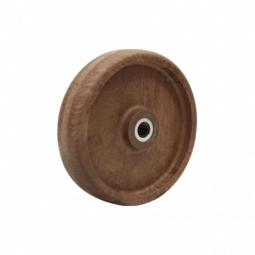 Caster Wheel, 8"dia, 1, 400 lb, Tan