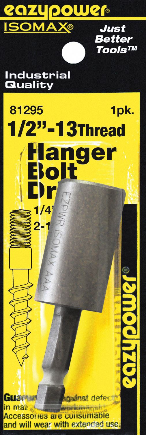 Bulk 1/4-20Threaded Bolt Hanger - Grainger