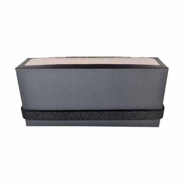 Hand Dryer Filter: Black, Plastic, HEPA, 99.97% at 0.3 microns Filter Efficiency