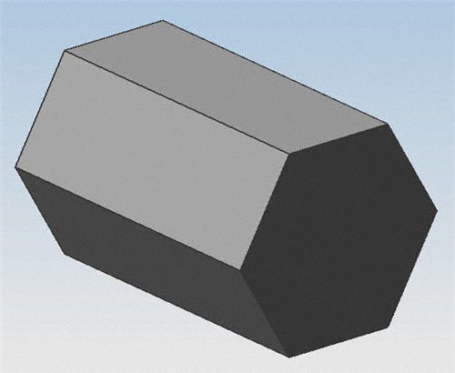 Alloy Steel Hex Bar: 4140, 12 in Overall Lg, 1 in Hex Wd, 0 in/-0.003 in, Cold Drawn, Mill