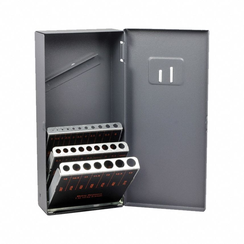 Reamer Index: 27 Compartments, For 1 mm to 13 mm by .5 mm Reamers