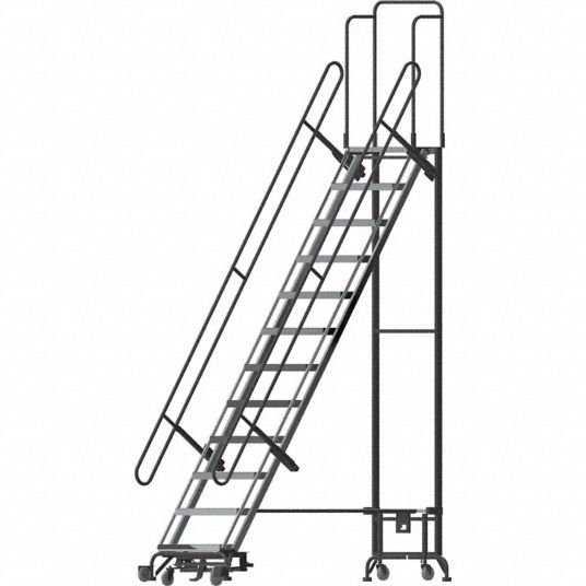 BALLYMORE, 10 ft Platform Ht, Unassembled, Hybrid Ladder - 819Y73|HY-LA ...