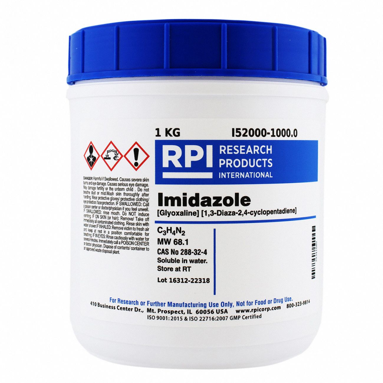 Imidazole, 1kg, Powder