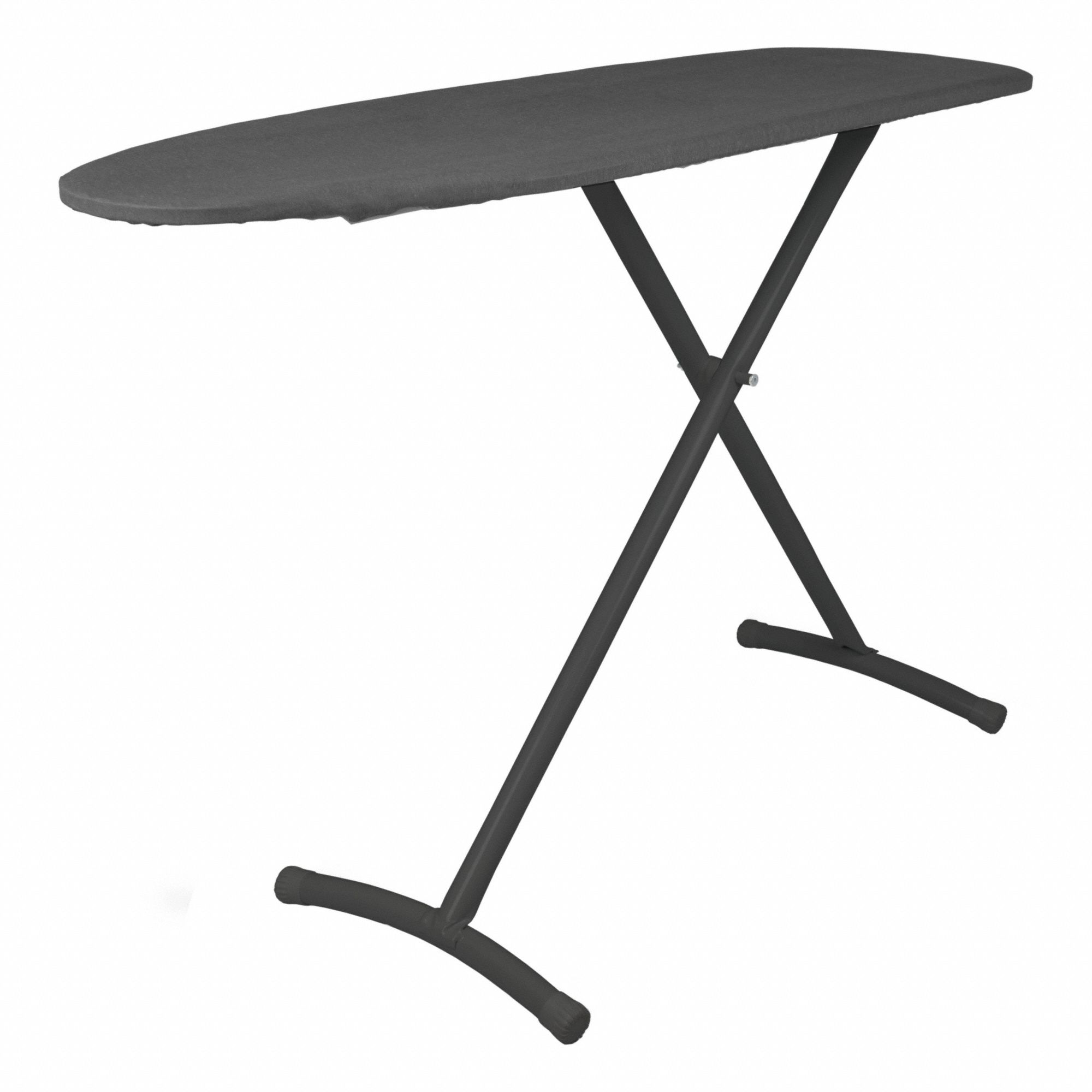Ironing Board: Full Size, Charcoal, 48 in Overall Lg, 14 in Overall Wd