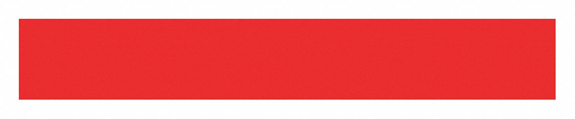 RUBAN BARRICADE, DANGER AMIANTE, ROUGE, 1000X3PO / 2 MIL, PEBD, CAISSE 12