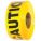 RUBAN BARRICADE, MISE EN GARDE, JAUNE, 1000X3PO, PEBD