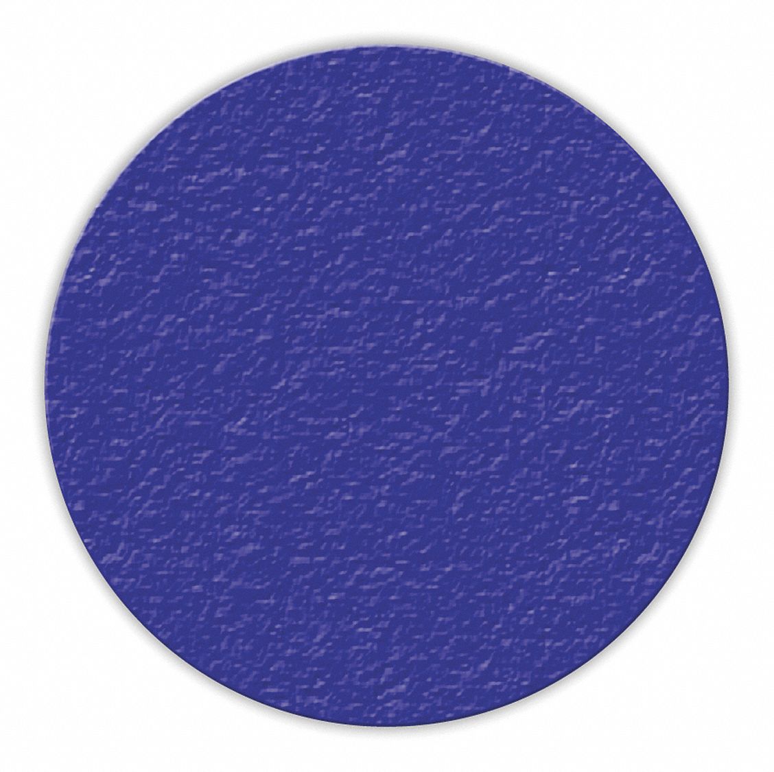 Floor Marking Tape: Circle, Solid, Blue, No Legend, 3 in x 3 in, 0.58 mil Tape Thick, INCOM, LM