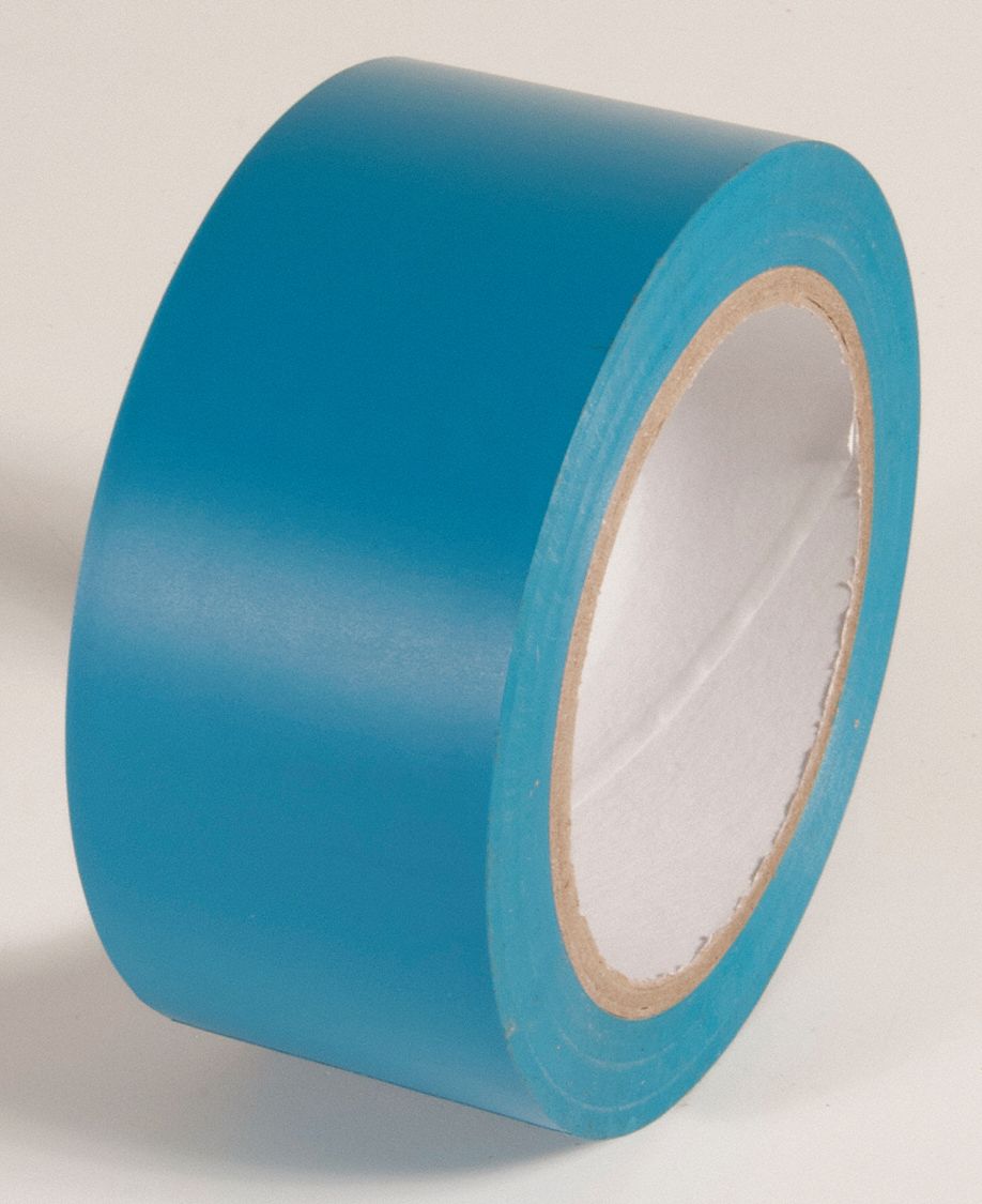 AISLE TAPE,LITE BLUE,108 FT. L X 2 IN. W