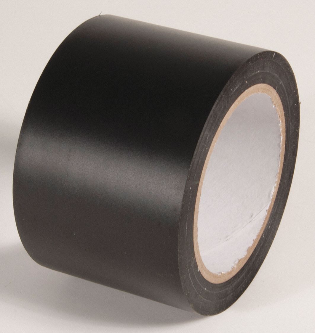 RUBAN,MARQUAGE D'ALLÉE,PLG TEMP 32 ° F À 150 ° F,MOTIF FIXE,NR,108 PI L.,3 PO L.