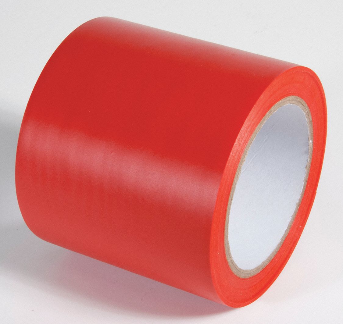 RUBAN,MARQUAGE D'ALLÉE,PLG TEMP 32 ° F À 150 ° F,MOTIF FIXE,RGE,108 PI L.,4 PO L.