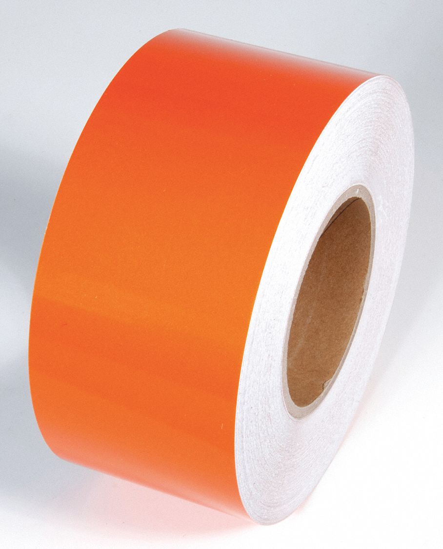 RUBAN,MARQUAGE RÉFLÉCHISSANT,TEMP FONCT 32 À 150 ° F,MOTIF FIXE,OR,150 PI L.,3 PO L.