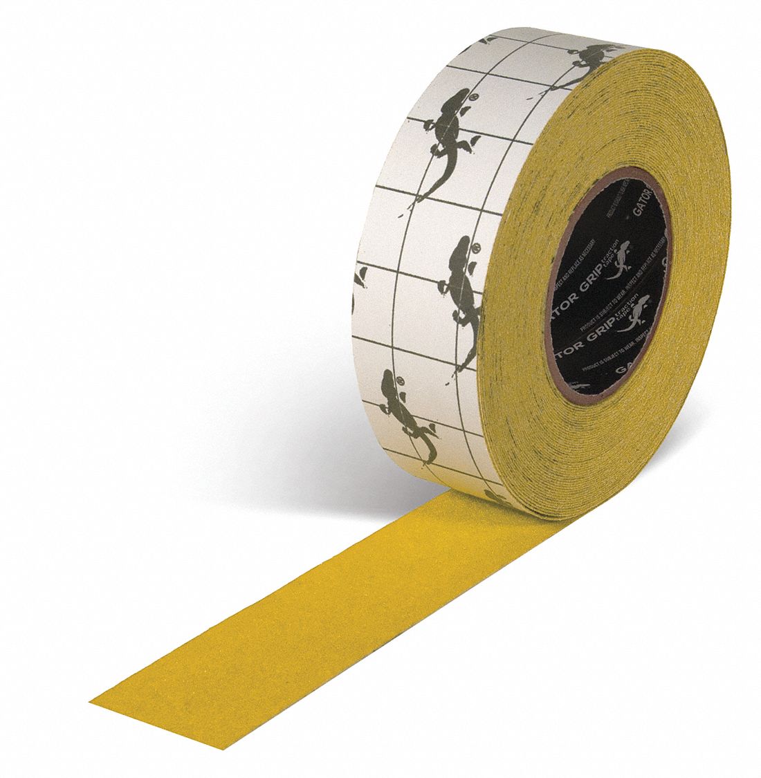 ANTI-SLIP TAPE, 80 OZ/IN, YELLOW, 60 FT L/2 IN W/3 IN DIA, 32 MILS THICK, ACRYLIC/ALUMINUM OXIDE