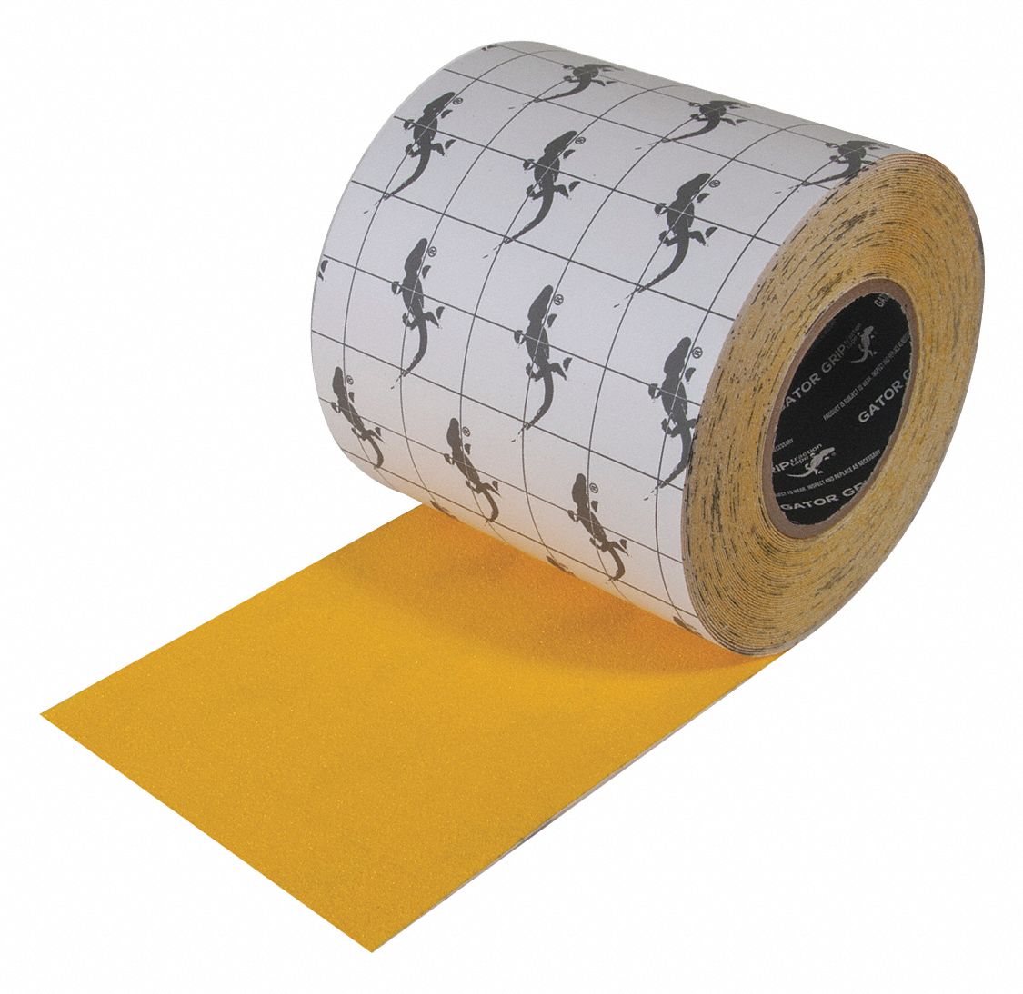 ANTI-SLIP TAPE, 80 OZ/IN, YELLOW, 60 FT L/6 IN W/3 IN DIA, 32 MILS THICK, ACRYLIC/ALUMINUM OXIDE