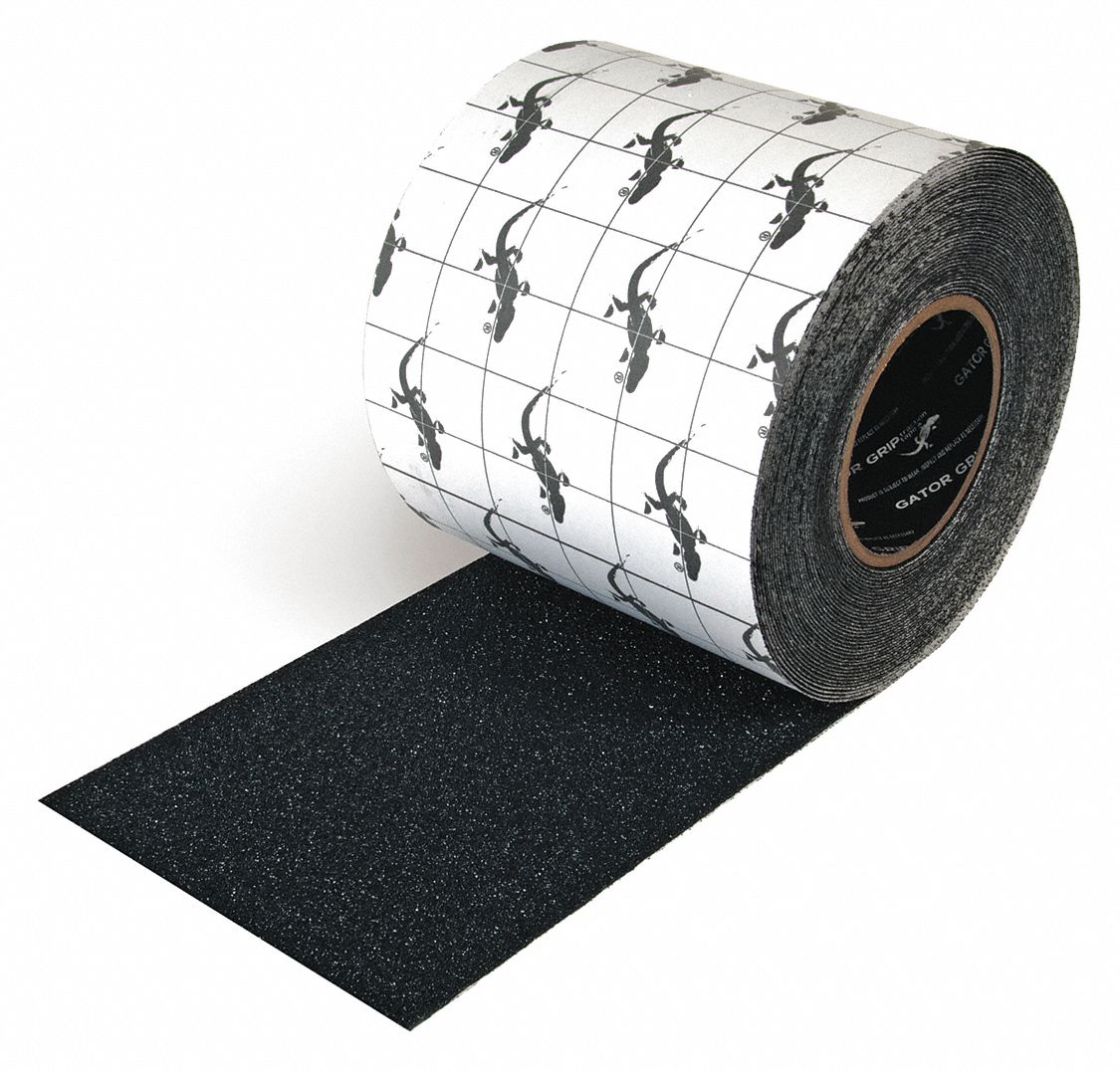 RUBAN ANTI-GRIPPANT,NR,50 PI L/6 PO L/3 PO DIA,40 MILS ÉPAIS,ACR/OXY AL