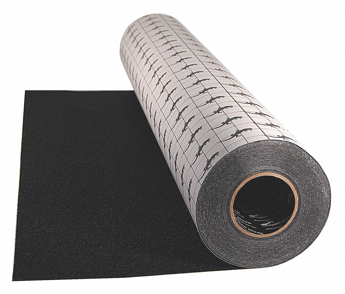RUBAN ANTI-GRIPPANT,NR,50 PI L/3 PO L/3 PO DIA,40 MILS ÉPAIS,ACR/OXY AL