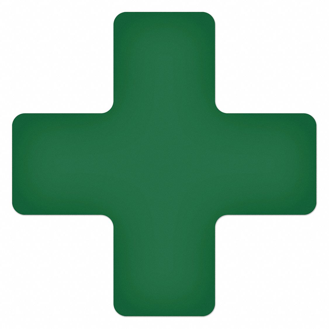 RUBAN,MARQ SOL,FORME DE SYMBOLE PLUS,VT,6 X 6 PO,7,7 MIL ÉPAIS,POLY,PQ 20